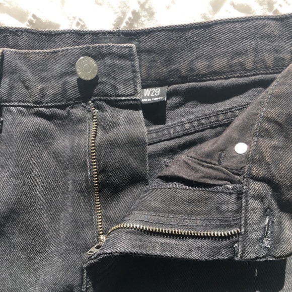 BDG Black Denim Shorts - Picture 3 of 3
